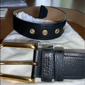 Prada women’s black belt